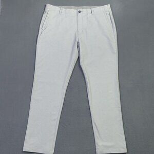Tommy Bahama Pants Men's 38x32 Gray On Par IslandZone Flat Front Casual